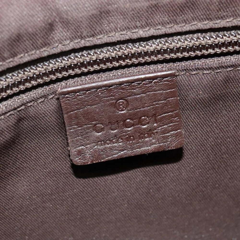 GUCCI GG Supreme Shoulder Bag PVC Beige Gold - Picture 13 of 16